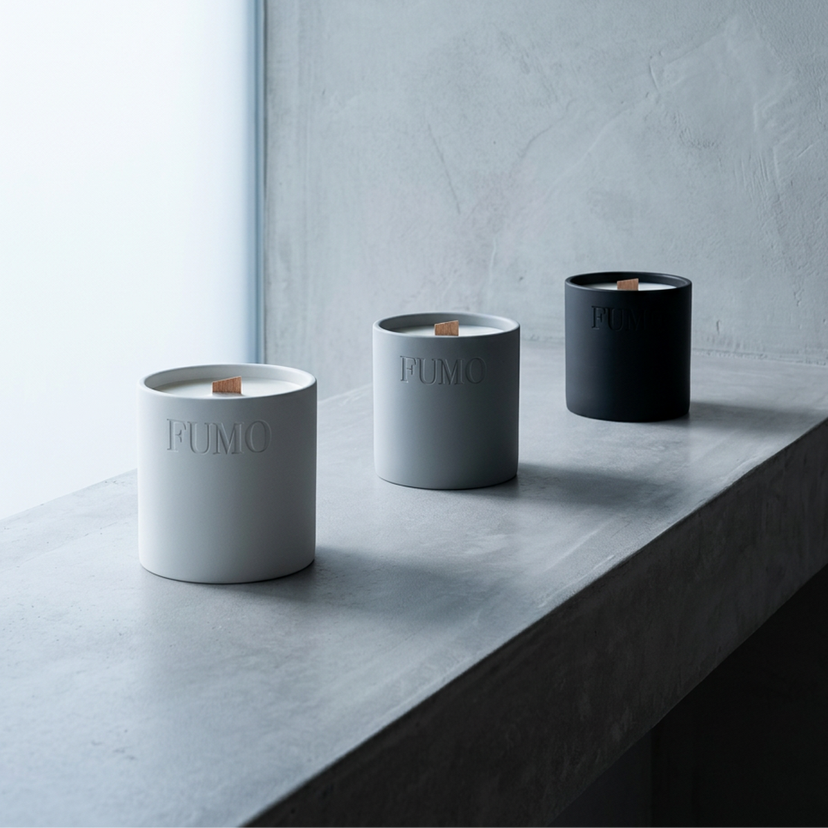 FUMO ECHO · HAZE · VOID candle, The Complete Collection