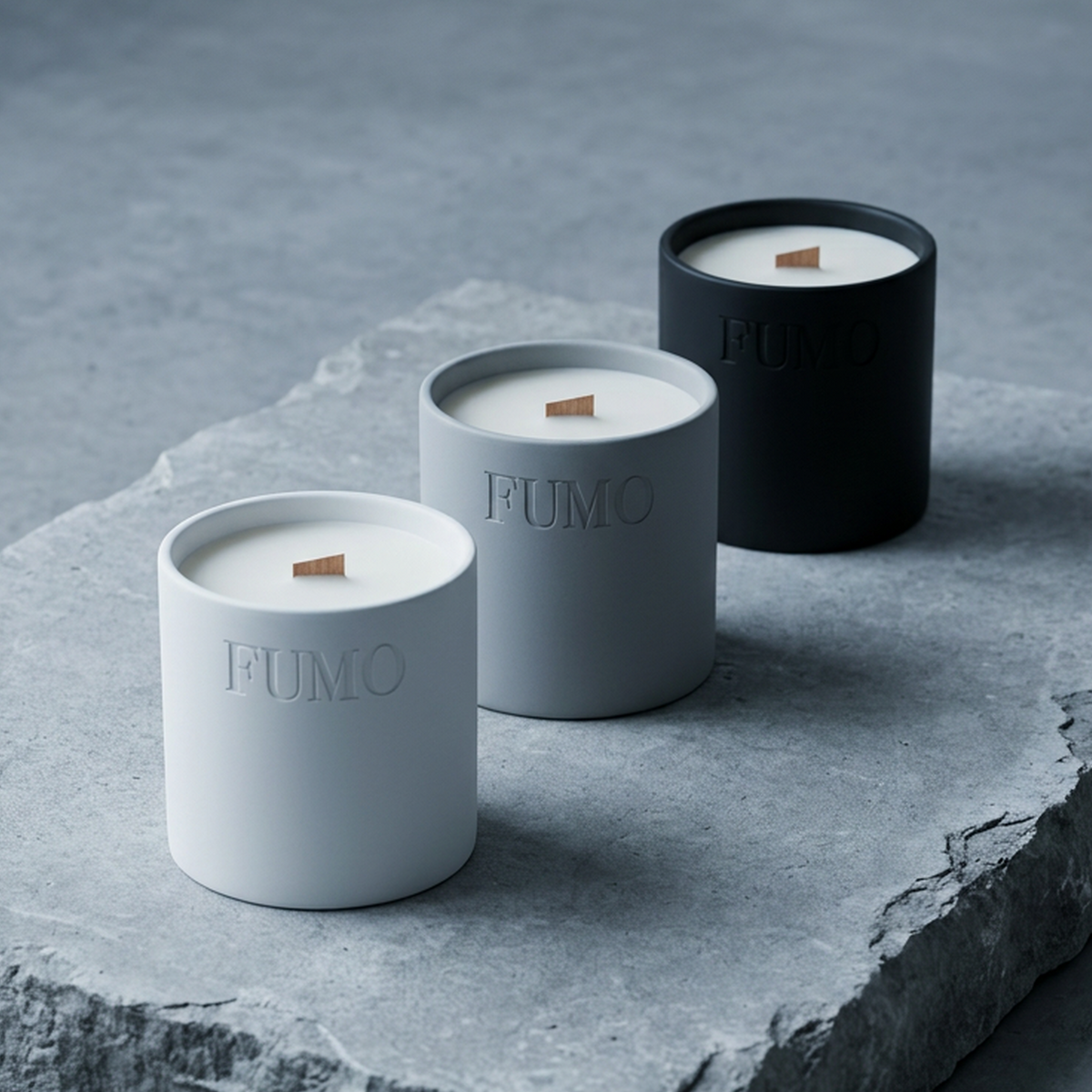 FUMO ECHO · HAZE · VOID candle, The Complete Collection