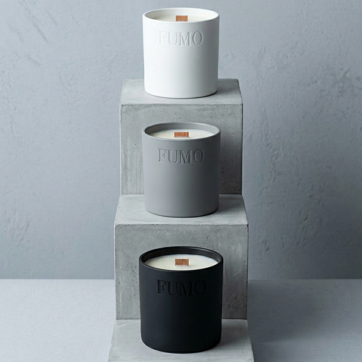 FUMO ECHO · HAZE · VOID candle, The Complete Collection